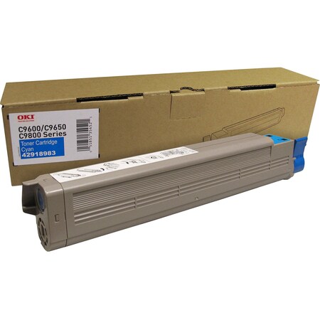 Oki C9650 Cyan Toner Cart Type C7, 16.5K 42918983